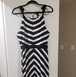 White House Black Market Chevron Stripe Maxi